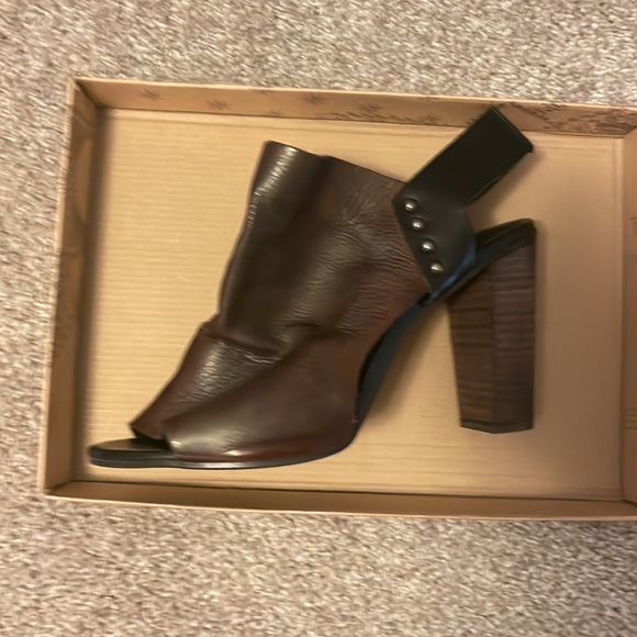 NWT Free People size 11 heel bootie open toe - Picture 3 of 6